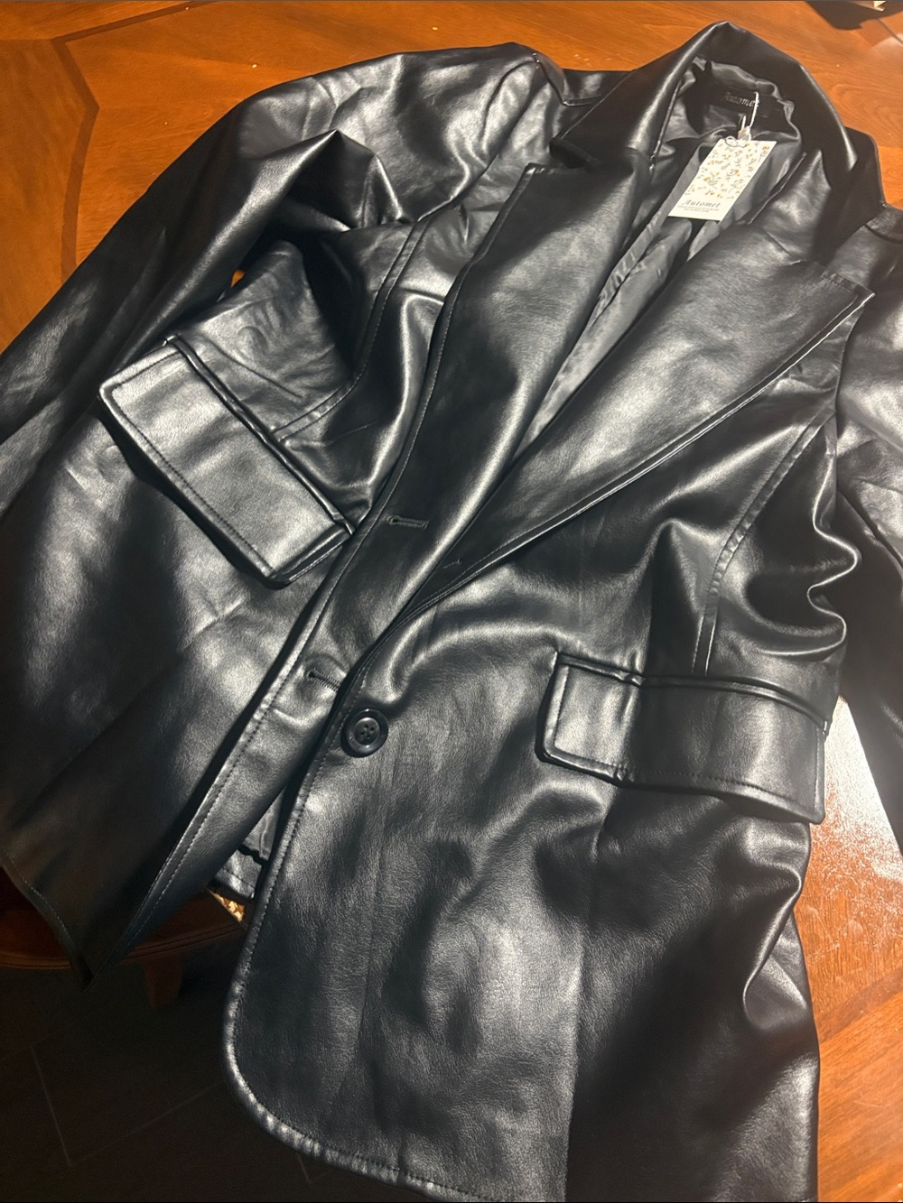 Automet Faux Leather Jacket